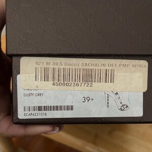 Gucci Dusty Grey Stilettos